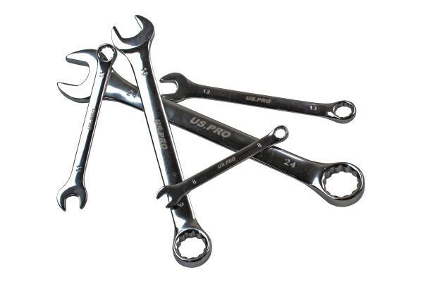 US PRO 18PC METRIC COMBINATION SPANNER SET - SBW Trading Limited