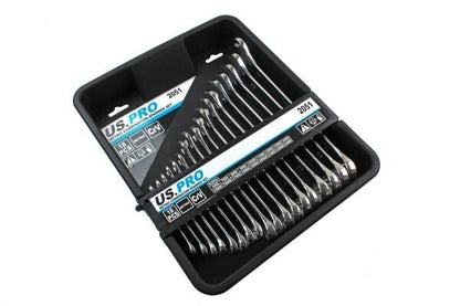 US PRO 18PC METRIC COMBINATION SPANNER SET - SBW Trading Limited