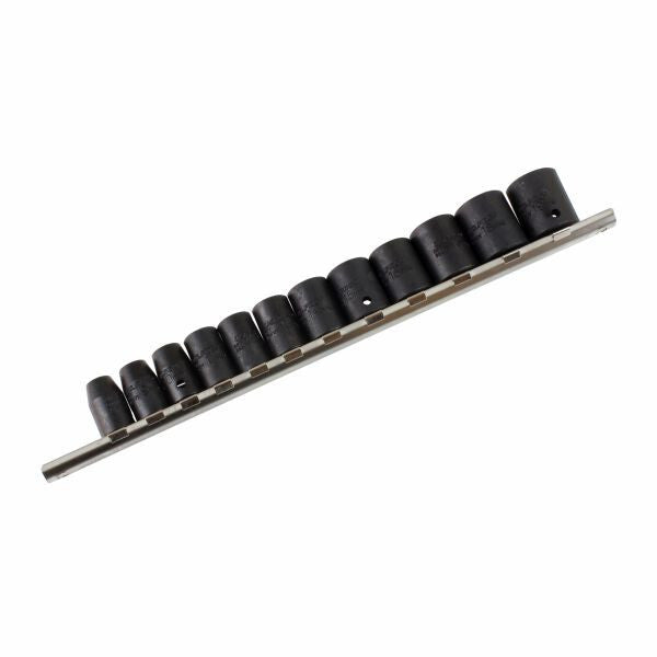 US PRO 12PC 3/8" DR SHALLOW IMPACT SOCKETS METRIC 8 - 19MM - SBW Trading Limited