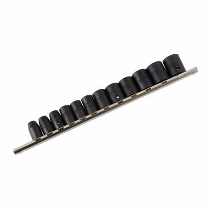 US PRO 12PC 3/8" DR SHALLOW IMPACT SOCKETS METRIC 8 - 19MM - SBW Trading Limited