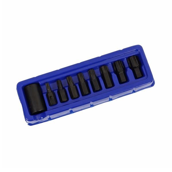 US PRO - 9PC IMPACT STAR BIT SET WITH 1/2" DR BIT HOLDER - SBW Trading Limited