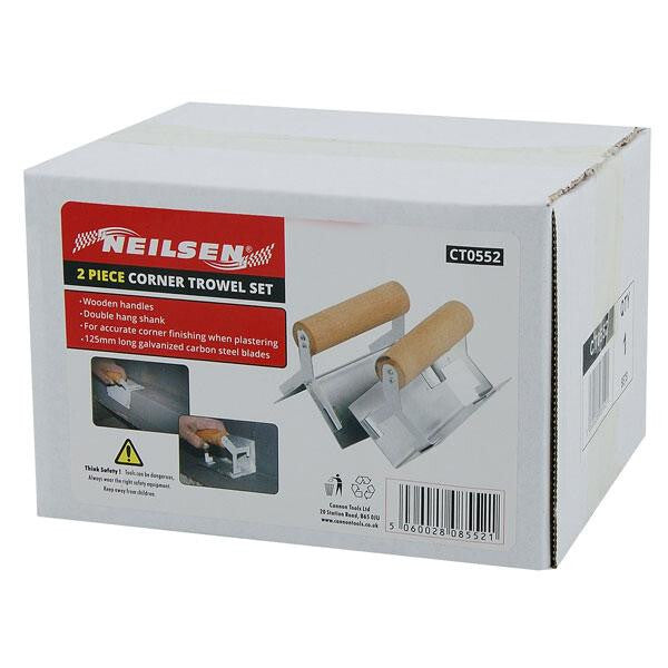 Plastering Corner Trowel Set Internal And External 2PCS Plaster Drywall Tools - SBW Trading Limited